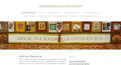 Desktop Screenshot of beaconsfieldunitedchurch.com